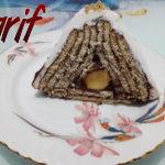 Bisküvili Muzlu Piramit Pasta Tarifi
