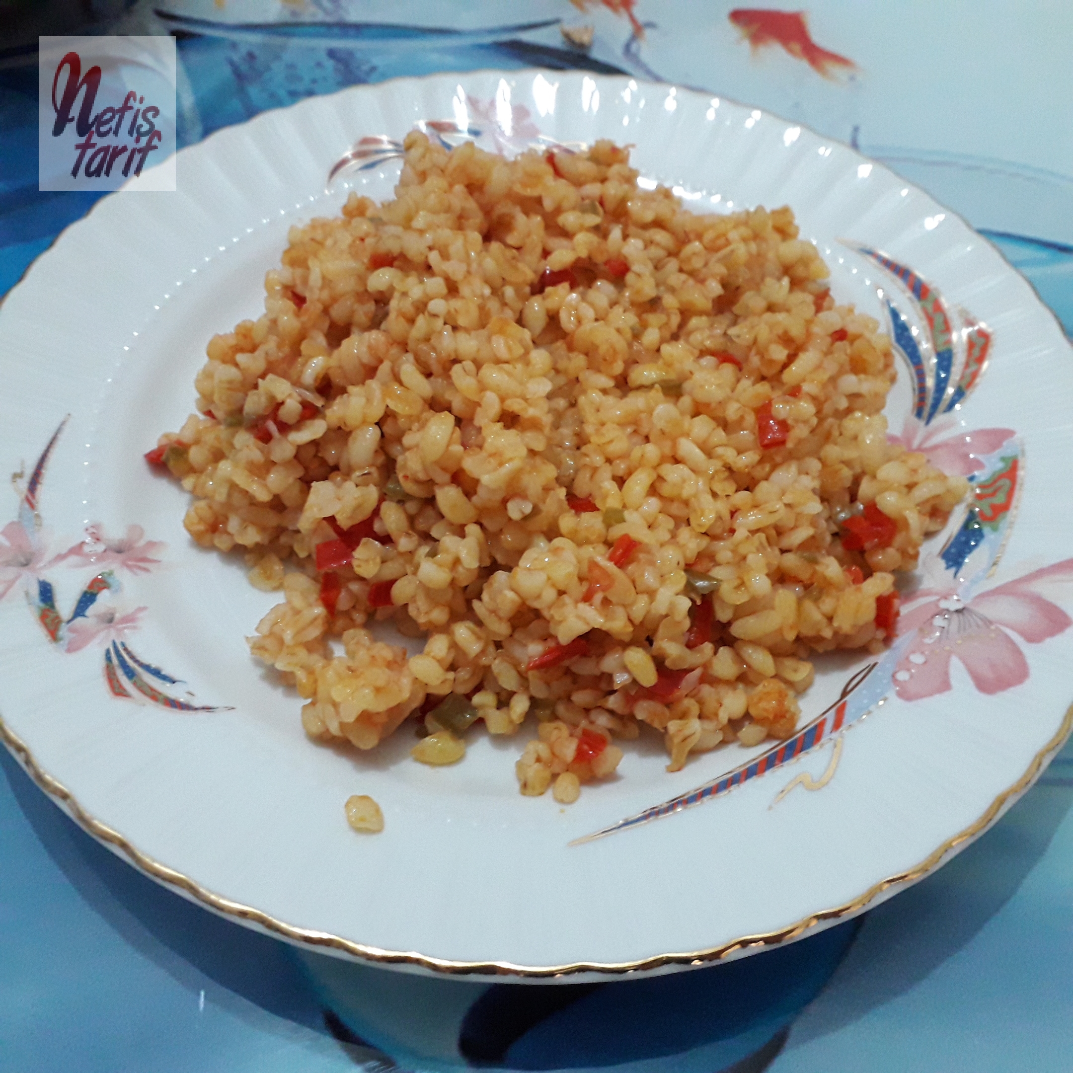 Meyhane (Sebzeli Bulgur) Pilavı