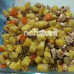 Fırın Poşetinde Sebzeli Tavuk