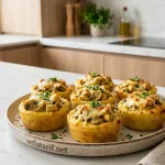 Fırında Püreli Tavuk Tarifi – Kaşarlı ve Kolay Yemek