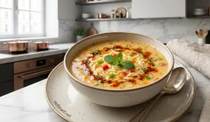 Terbiyeli Arpa Şehriye Çorbası Nasıl Yapılır? Sebzeli ve Lezzetli Tarif