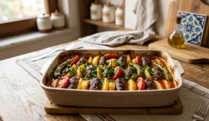 Fırında İzmir Köfte Tarifi – Evde Kolay ve Lezzetli Ana Yemek